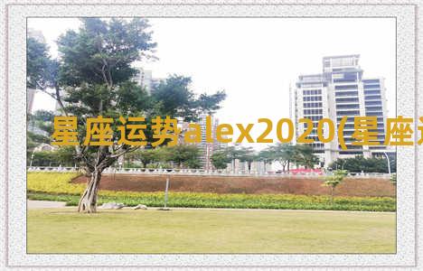 星座运势alex2020(星座运势测试)